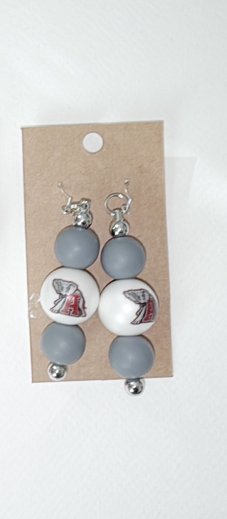 University of Alabama beaded dangle earring's