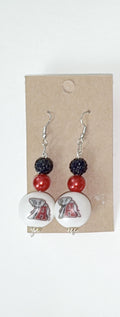 University of Alabama beaded dangle earring's