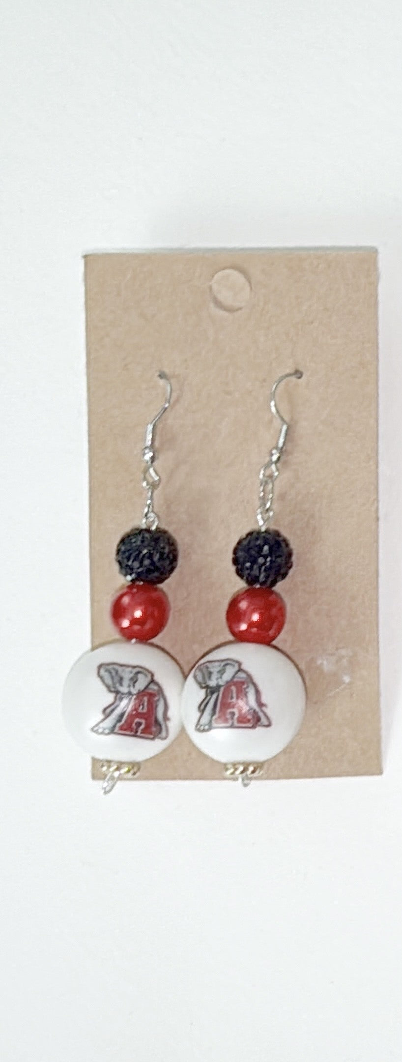 University of Alabama beaded dangle earring's