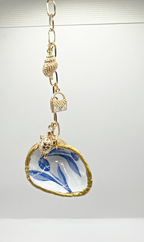 Blue Floral Shell Key Chain & Bag Charm – A Touch of Coastal Charm for Your Everyday Carry (Copy)