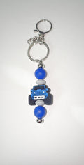 Silicone Jeep Bead Keychain - varying color