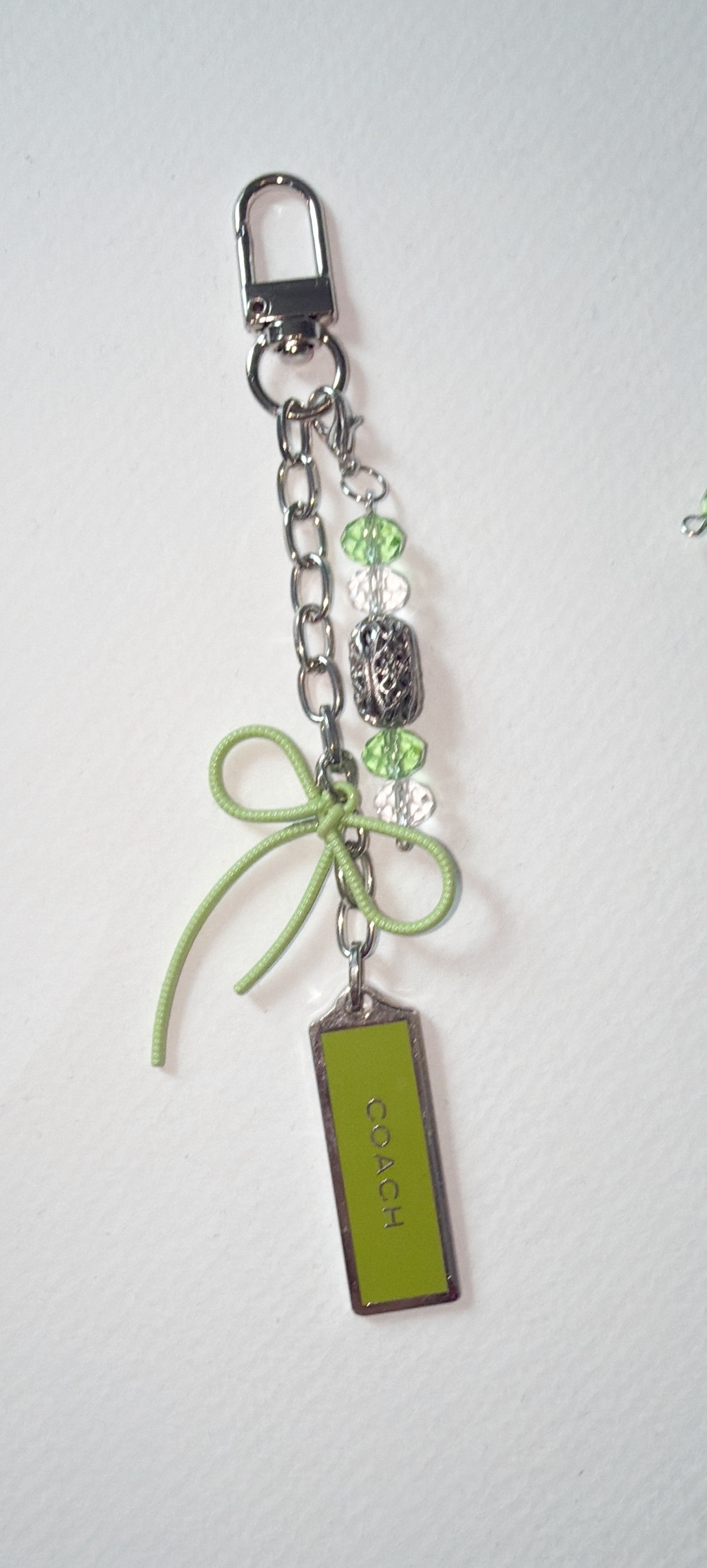 Upcycled handcrafted Authentic metal Coach Tag Bag Charms