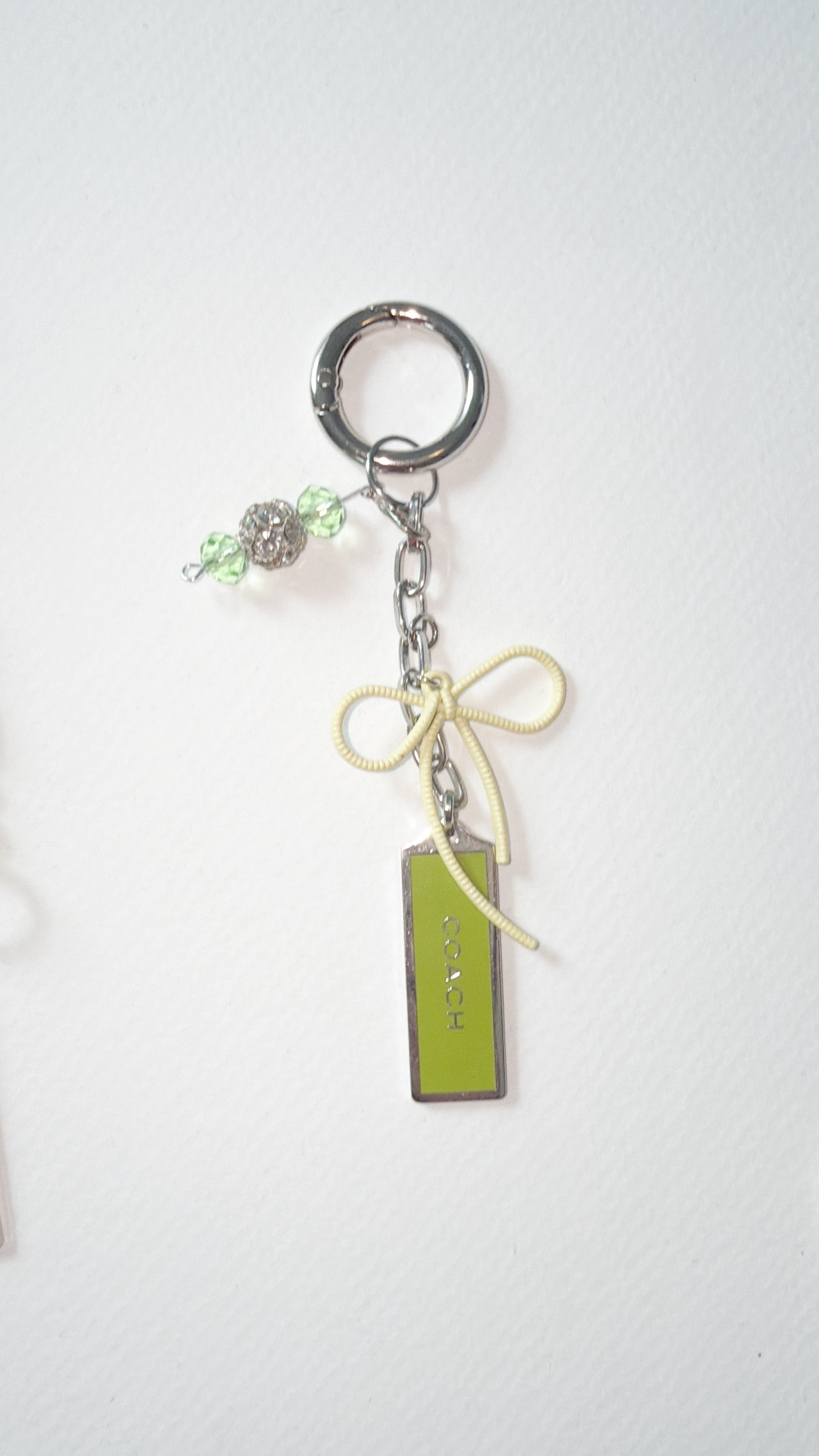 Upcycled handcrafted Authentic metal Coach Tag Bag Charms