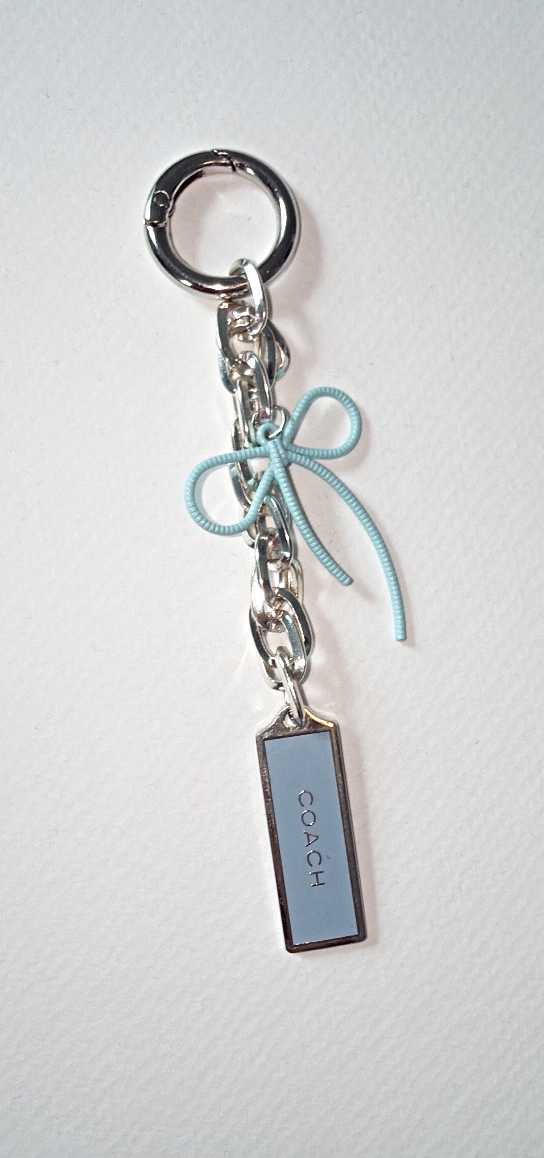 Upcycled handcrafted Authentic metal Coach Tag Bag Charms