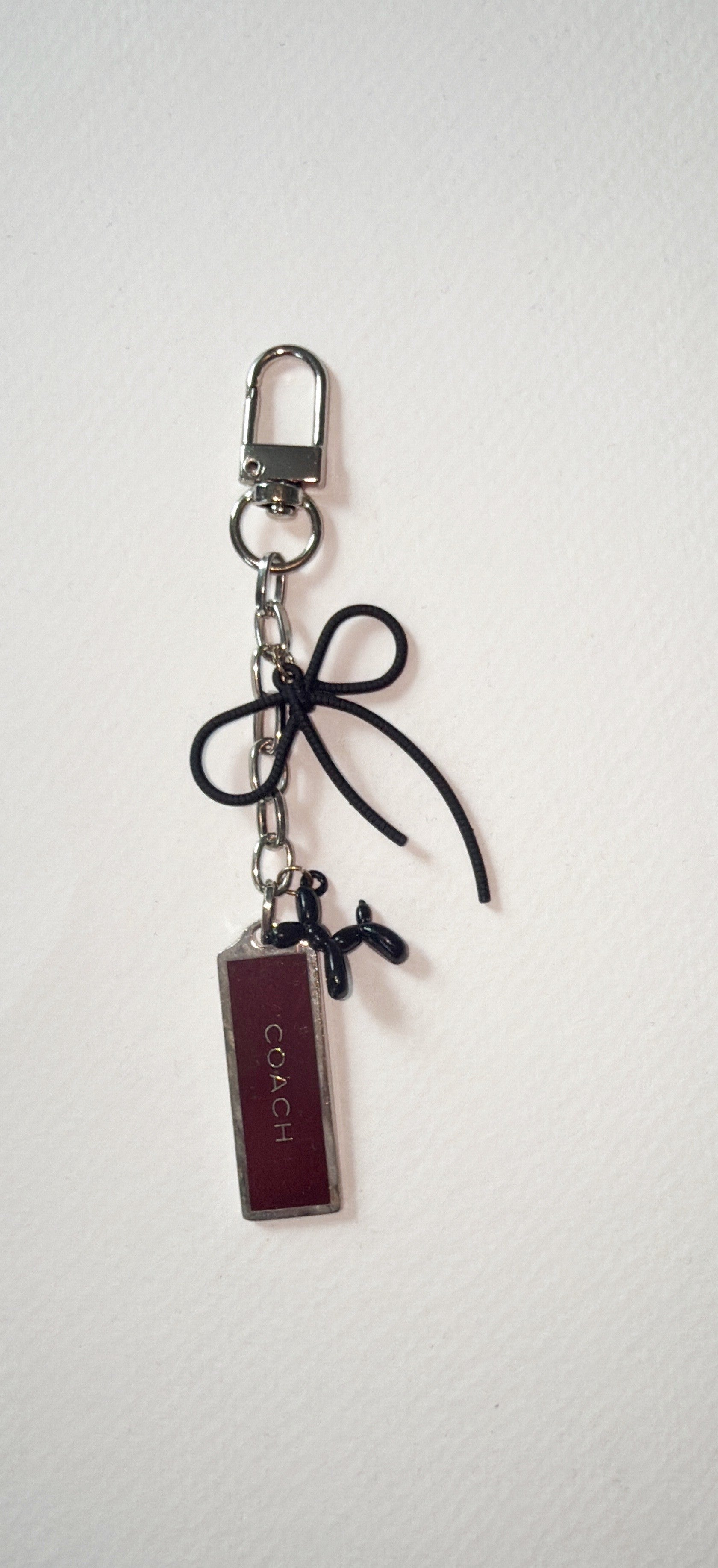 Upcycled handcrafted Authentic metal Coach Tag Bag Charms