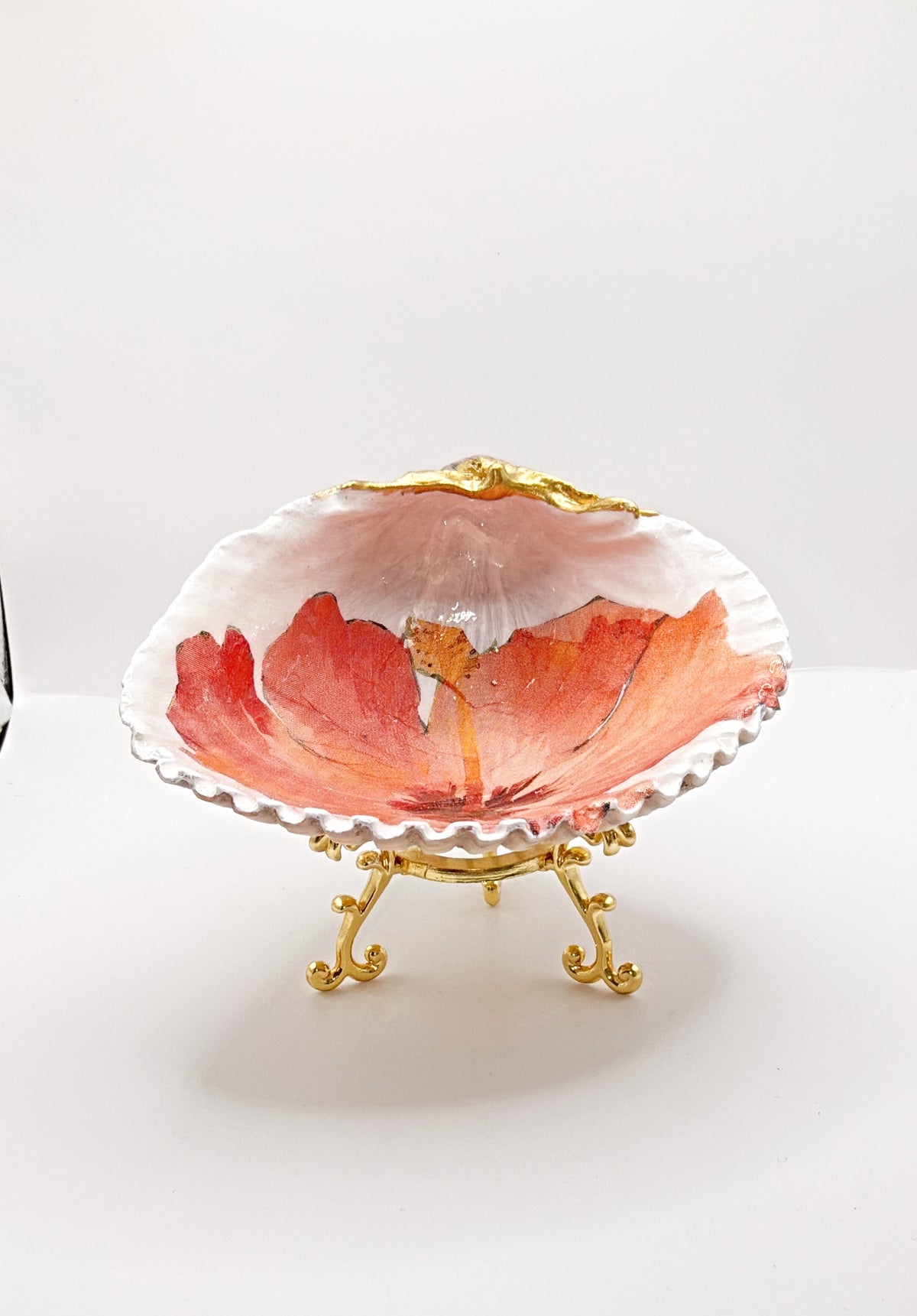 Extra Large Hibiscus flower - Shell Trinket Tray — A Touch of Coastal Magic for Your Everyday Treasures (Copy)