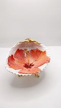 Extra Large Hibiscus flower - Shell Trinket Tray — A Touch of Coastal Magic for Your Everyday Treasures (Copy)