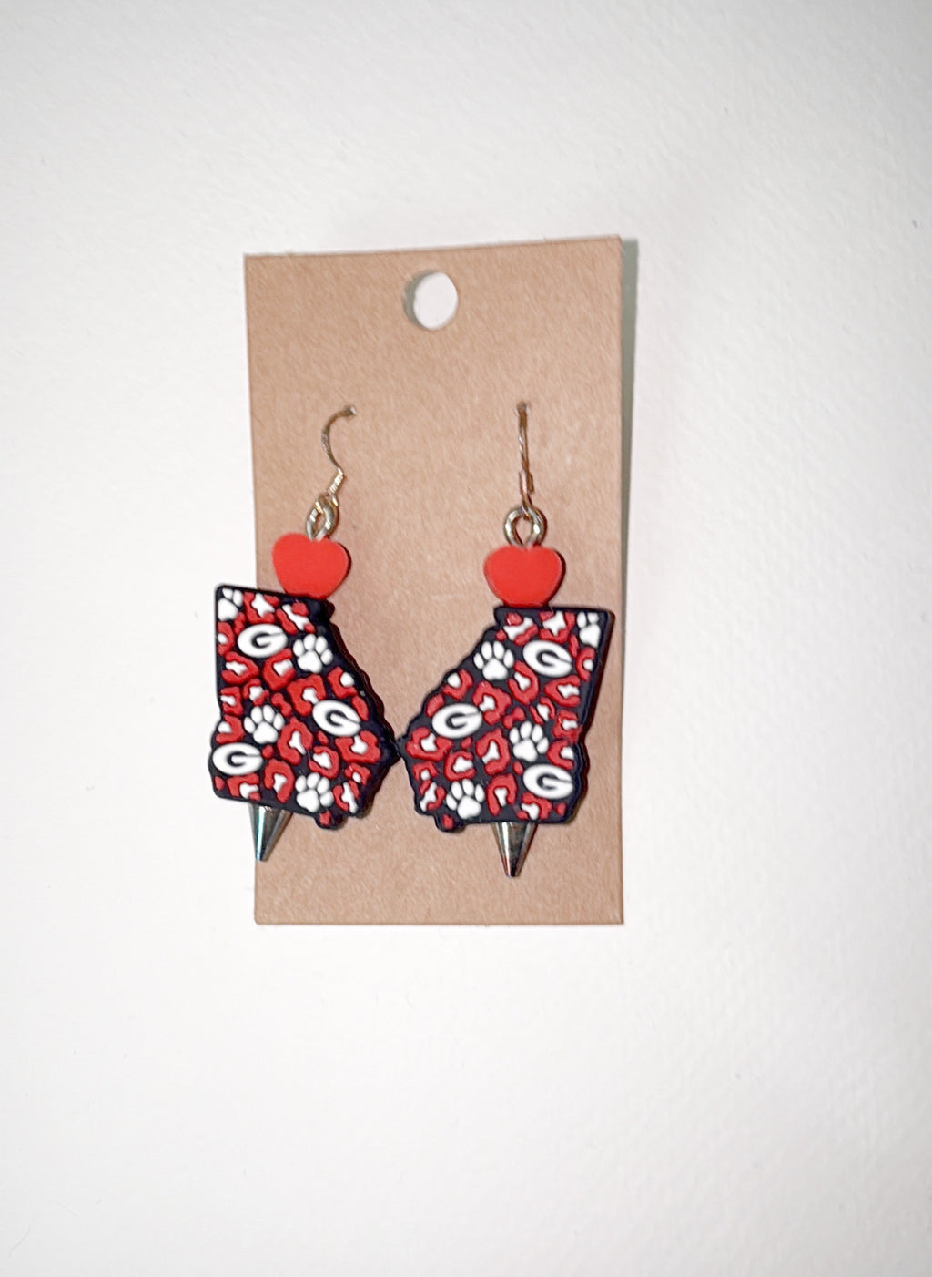 University of Georgia football earrings
