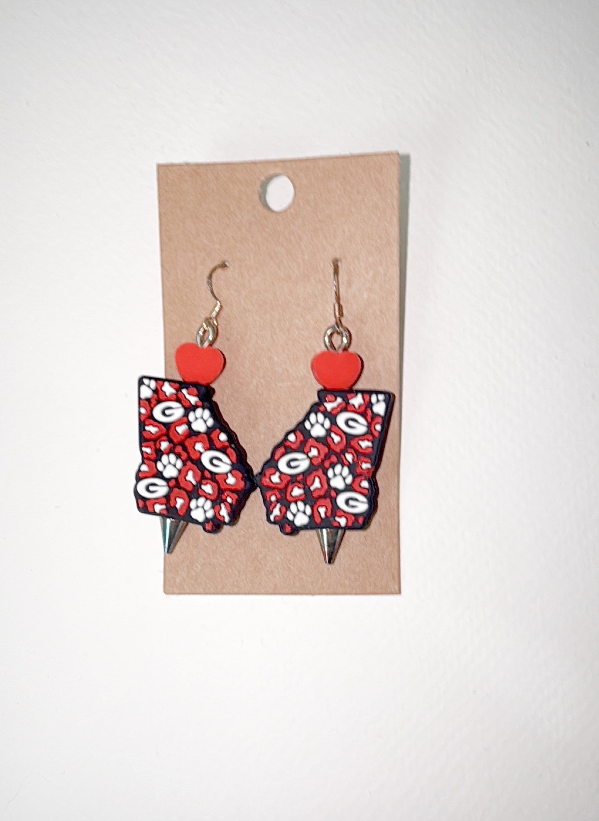 University of Georgia football earrings
