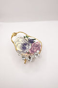 Shell Trinket Dish with Vintage Heart embellishment— Coastal Charm for Your Everyday Essentials (Copy)