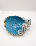 Extra Large Vintage Rhinestone Sea Horse - Shell Trinket Tray — A Touch of Coastal Magic for Your Everyday Treasures (Copy) (Copy)