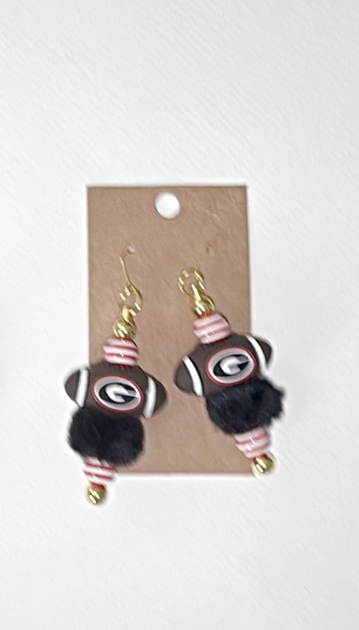 University of Georgia football earrings