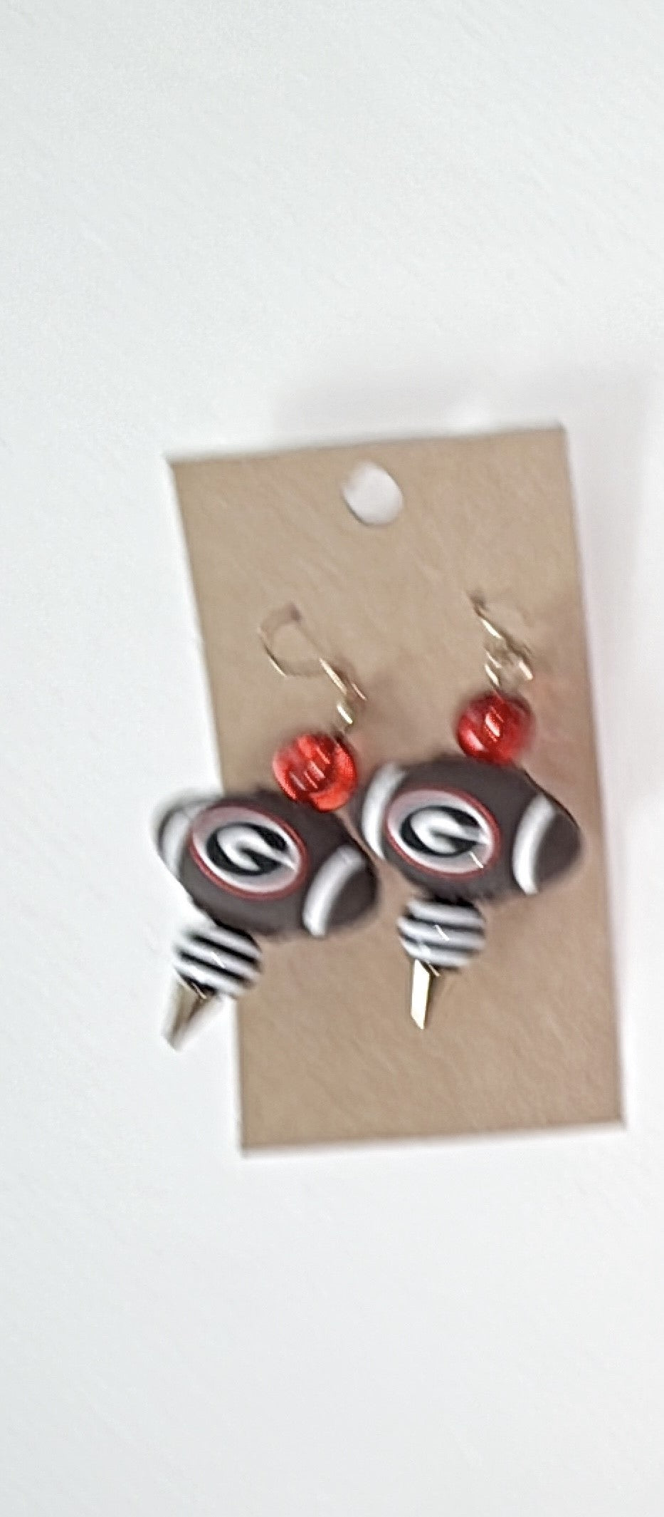 University of Georgia football earrings