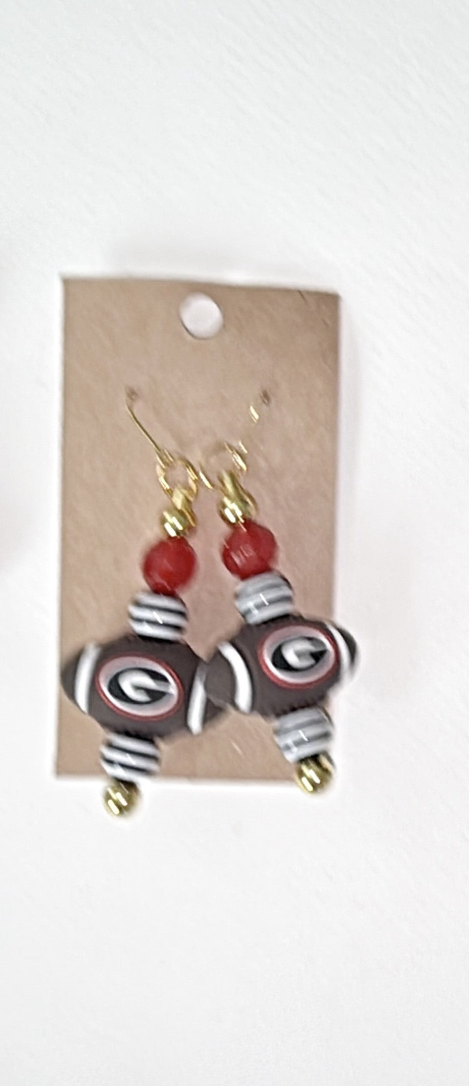 University of Georgia football earrings