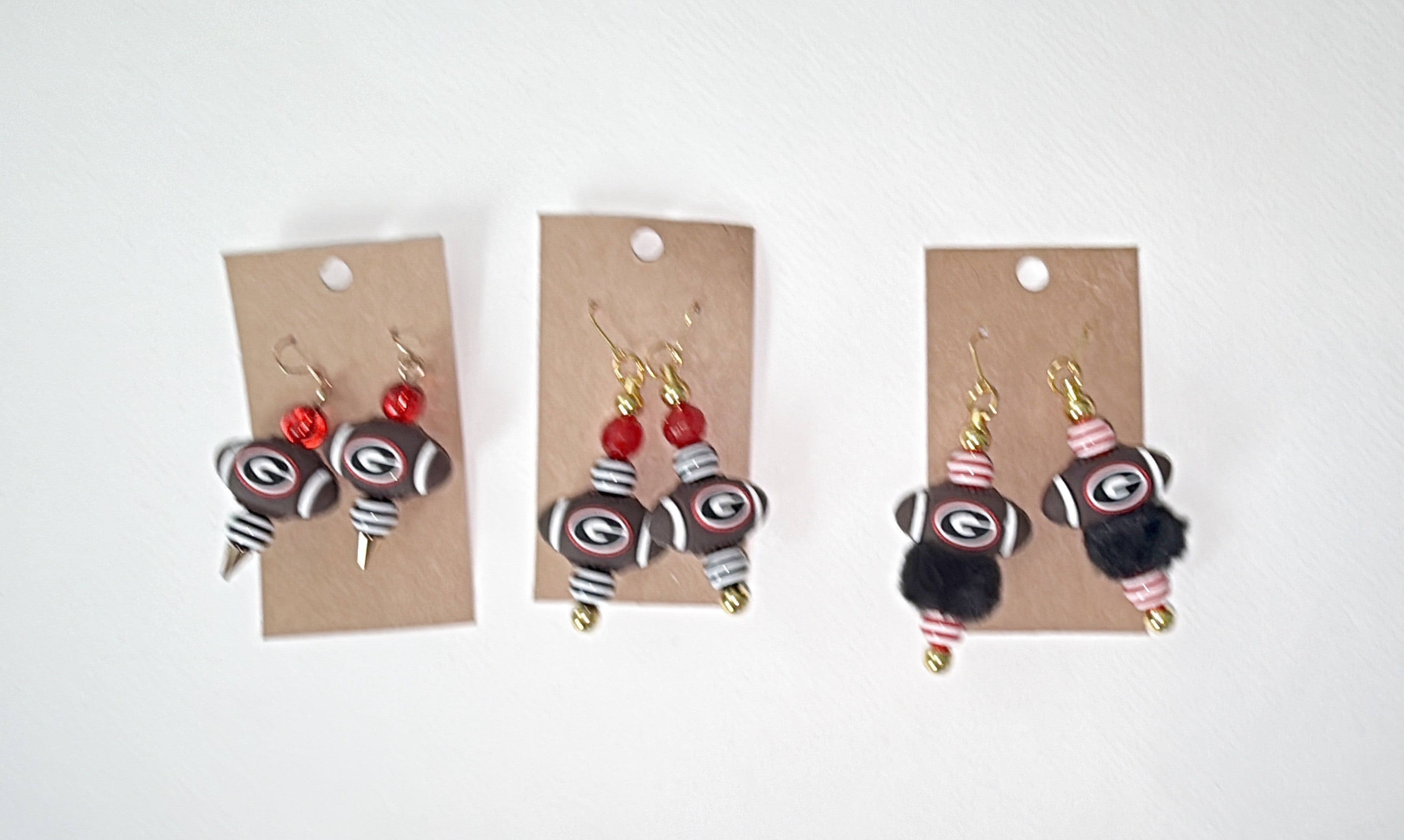 University of Georgia football earrings